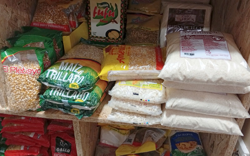 Alimentación latina en Errenteria - Harinas de maiz, pastas y cereales típicos de América Latina
